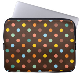 Funda Para Portátil Patrón de puntos polacos