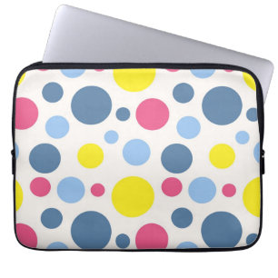 Funda Para Portátil Patrón de puntos polacos