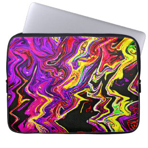 Funda Para Portátil Patrón de radiación brillante brillante