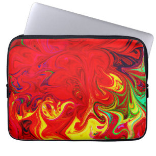 Funda Para Portátil Patrón de ráfaga de color energético