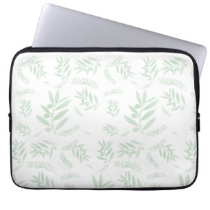 Funda Para Portátil Patrón de rama de olivo natural