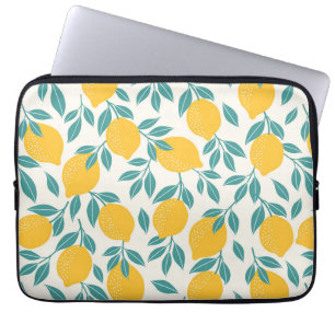Funda Para Portátil Patrón de ramas de limón dulce