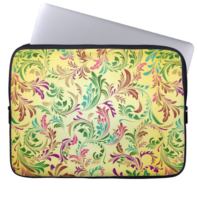 Funda Para Portátil Patrón de ramas Diseño-78466 (Frente)