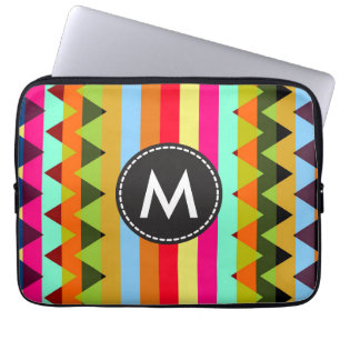 Funda Para Portátil Patrón de rayas de chevron de moda #16