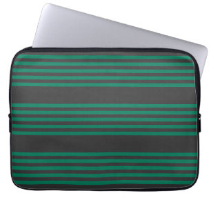 Funda Para Portátil Patrón de rayas de fibras de carbón vegetal y vege