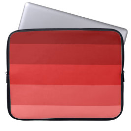 Funda Para Portátil Patrón de rayas rojas
