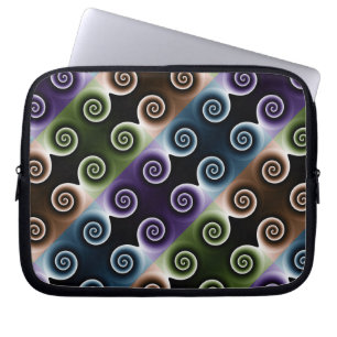 Funda Para Portátil Patrón de resumen de espiral colorida de Guay