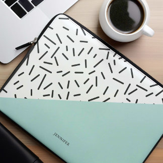 Funda Para Portátil Patrón de resumen divertido personalizado