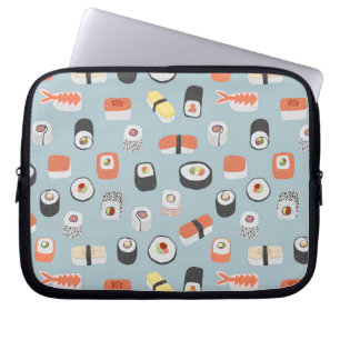 Funda Para Portátil Patrón de rollo Sushi Nigiri Maki