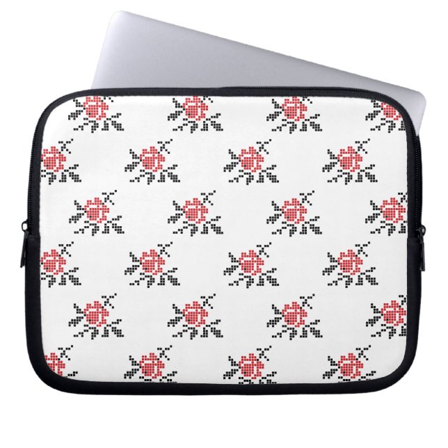 Funda Para Portátil patrón de ROSA (Frente)