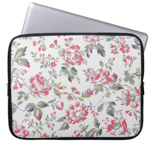 Funda Para Portátil Patrón de Rosas florales de Shabby Chic