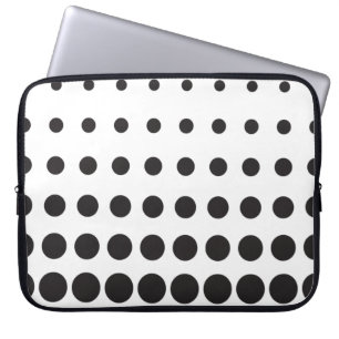 Funda Para Portátil Patrón de semitono punto moderno retro