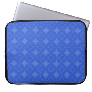 Funda Para Portátil patrón de shippo azul real