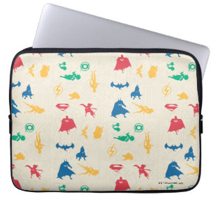 Funda Para Portátil Patrón de silueta de la Liga de SuperMascotas y Ju