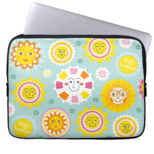 Funda Para Portátil Patrón de sol corto