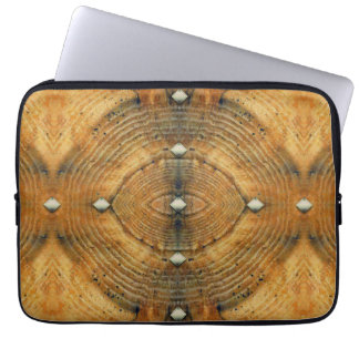 Funda Para Portátil Patrón de suelo tachonado en marrones dorados