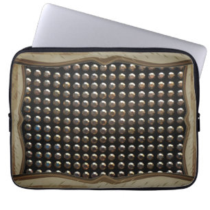 Funda Para Portátil Patrón de Tachuelas Metálicas