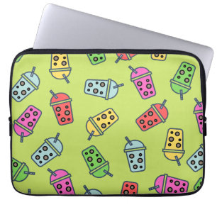 Funda Para Portátil Patrón de té de burbuja de Boba
