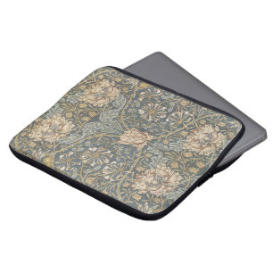 Funda Para Portátil Patrón de tela floral victoriano William Morris
