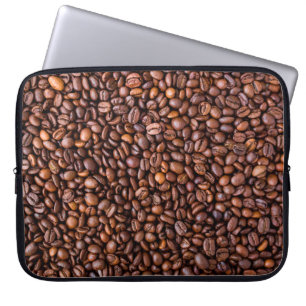 Funda Para Portátil Patrón de textura de alimentos de judías de café