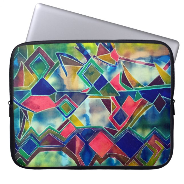 Funda Para Portátil Patrón de tinta (Frente)