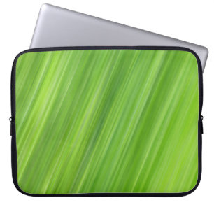 Funda Para Portátil Patrón de tiras verdes