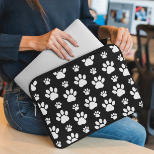 Funda Para Portátil Patrón de traza, impresiones de traza, trineos de