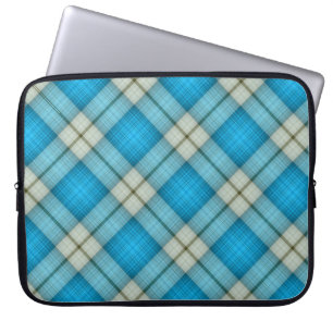 Funda Para Portátil Patrón de trenzado turquesa