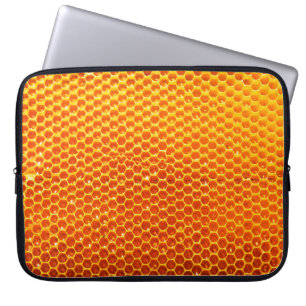 Funda Para Portátil Patrón de una sección del peine de cera de una a