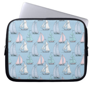 Funda Para Portátil Patrón de velero 1
