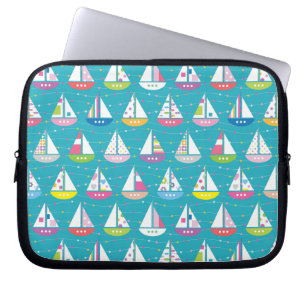 Funda Para Portátil Patrón de velero Pastel
