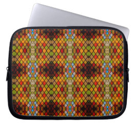 Funda Para Portátil Patrón de ventana de vidrio emplomado majestuoso