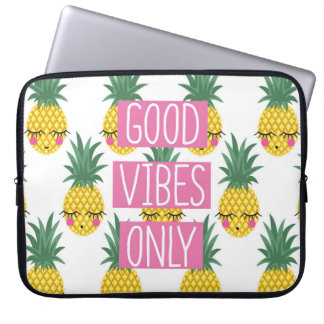 Funda Para Portátil Patrón de verano de piñas de buenas vibraciones