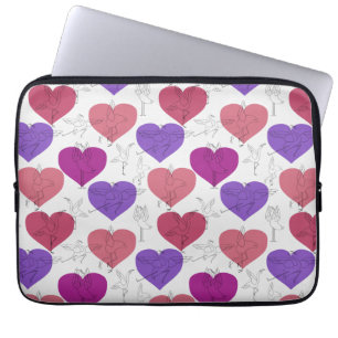 Funda Para Portátil Patrón de yoga   Patrón sin fisuras de yoga 3