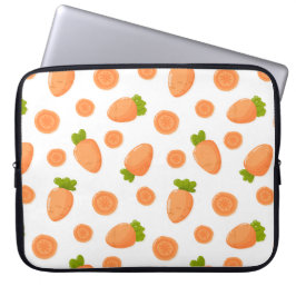 Funda Para Portátil Patrón de zanahorias pequeñas y rodajas