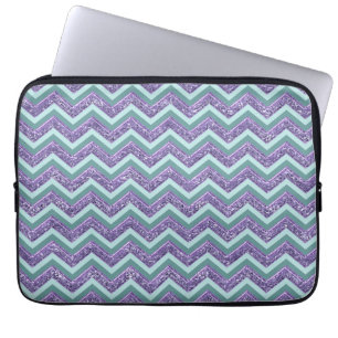 Funda Para Portátil Patrón de zigzag de vidrio antimetista