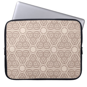 Funda Para Portátil patrón decorativo geométrico sin costuras. ilustra