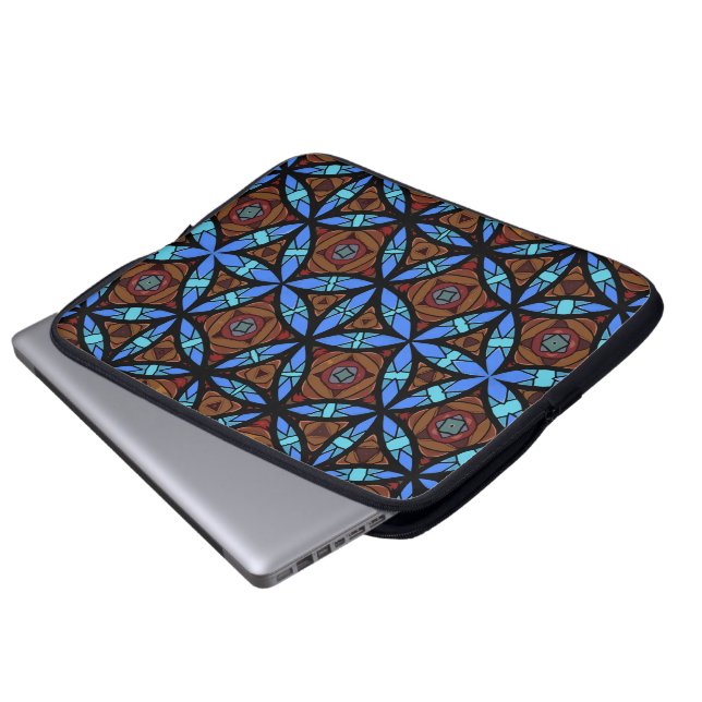 Funda Para Portátil Patrón Digital Dinámico (Inferior anverso)
