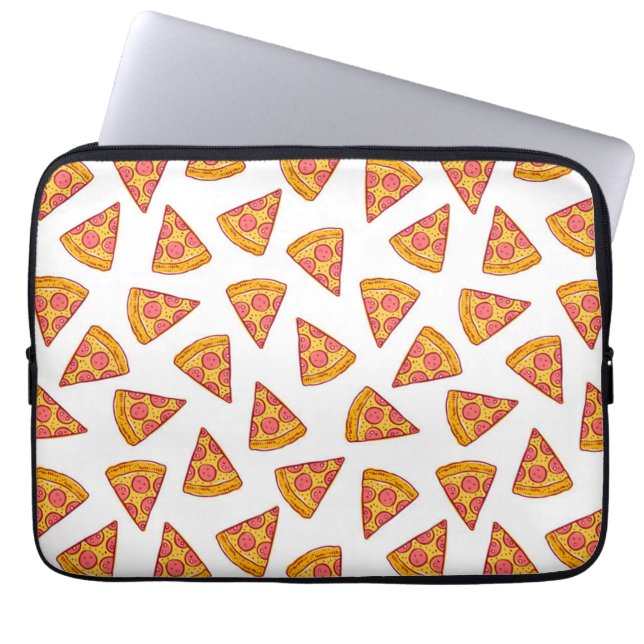 Funda Para Portátil Patrón diverso de pizza Slice (Frente)