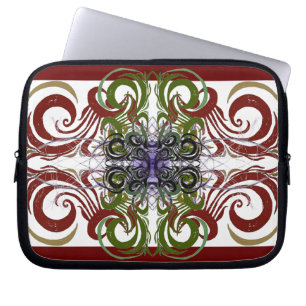 Funda Para Portátil Patrón elegante del damasco