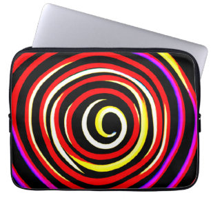 Funda Para Portátil Patrón espiral colorido