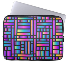 Funda Para Portátil Patrón Estilo Moderno - Moda Tartán Geométrico