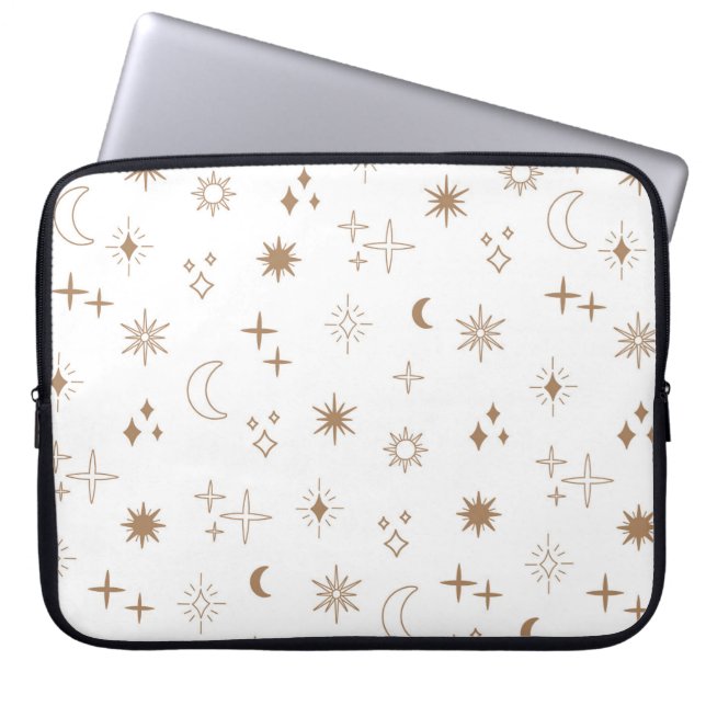 Funda Para Portátil Patrón Estrella Astrológica (Frente)