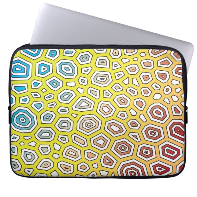 Funda Para Portátil Patrón experimental 8 (Frente)