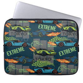 Funda Para Portátil Patrón extremo de carreras callejeras en Tokio