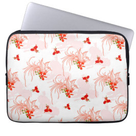 Funda Para Portátil Patrón Fénix Bird Y Phoenix Flower Seamless