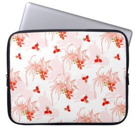 Funda Para Portátil Patrón Fénix Bird Y Phoenix Flower Seamless