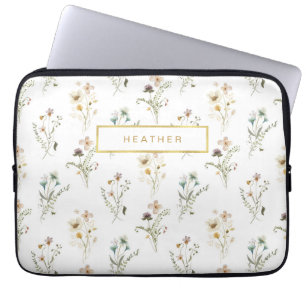 Funda Para Portátil Patrón Floral
