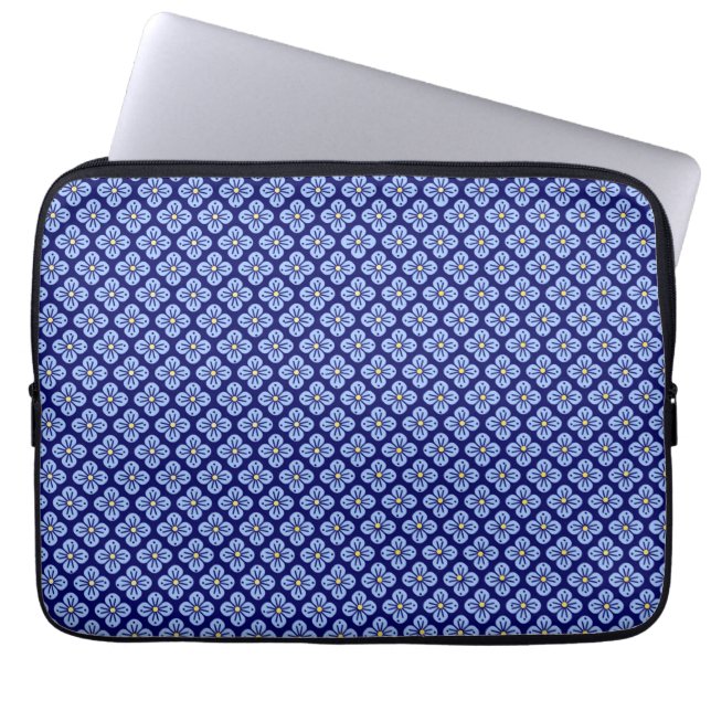 Funda Para Portátil Patrón floral (Frente)