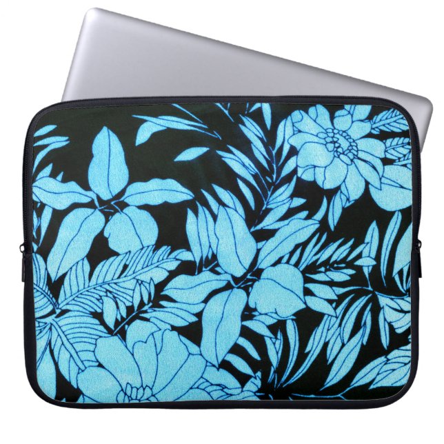 Funda Para Portátil Patrón floral (Frente)